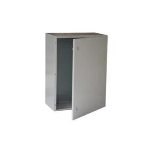 Gabinete metálico con platina 60x40x25 cms IP66