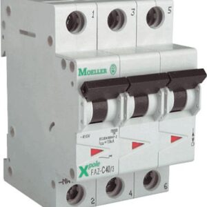 Interruptor termomagnético, 3 polos, 25 amp, Moeller FAZ-3-C25