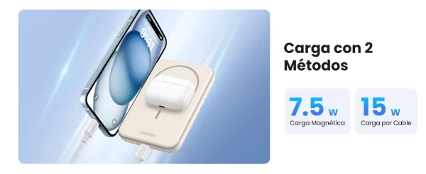 Cargador Power Bank MagSafe de 5000mAh compatible con iPhone 15/14/13/12 - Image 3