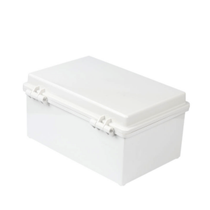 Gabinete de Plástico ABS, Uso en Intemperie IP66 (190 x 290 x 140 mm) cierre por broche Inoxidable