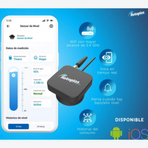 Medidor de nivel ultrasónico ROTOPLAS