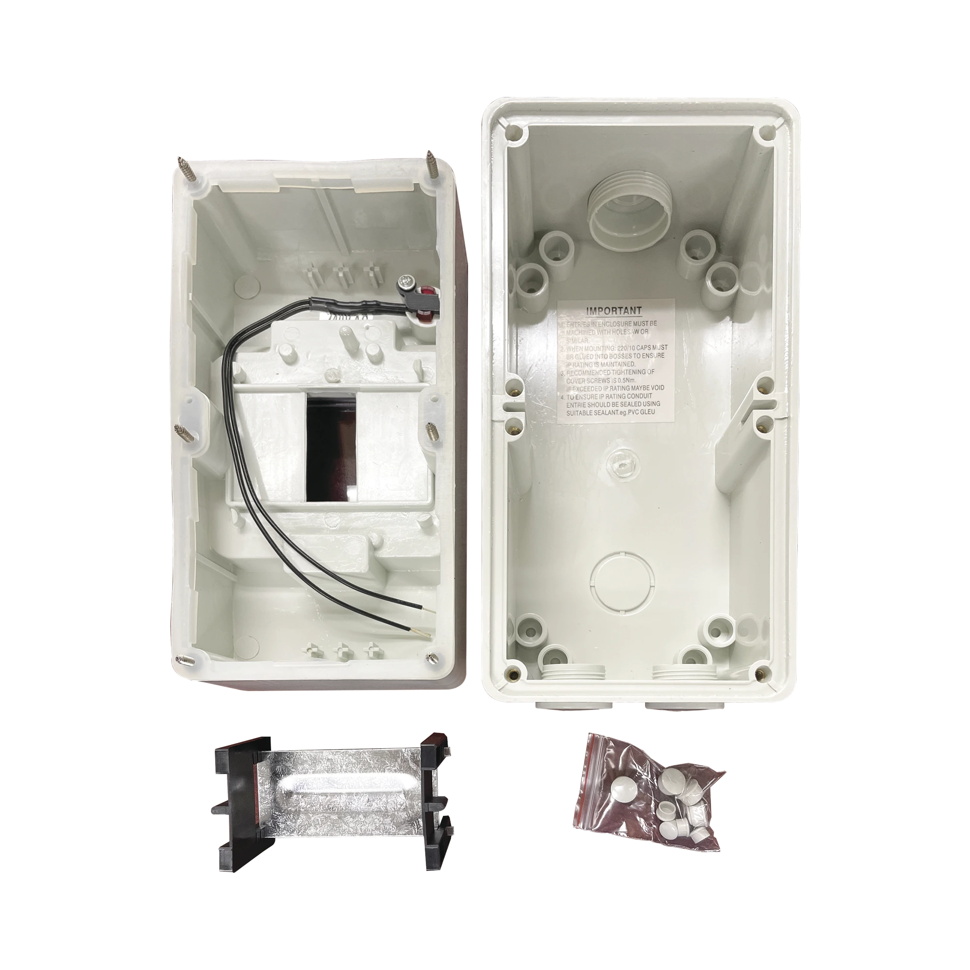 Gabinete Plástico para Exterior IP66 para Riel Din - Image 2