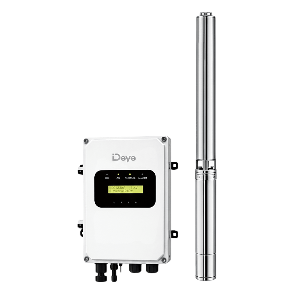 Bomba Solar Sumergible 800W (1HP) / Controlador Solar 60-220Vcd